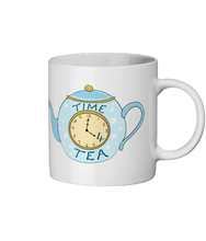 Load image into Gallery viewer, Tea Time Ceramic 11oz Mug,  homeware gifts, cute mugs