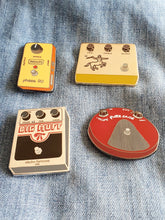 Load image into Gallery viewer, Guitar Effects Pedals Enamel Pins Set of 4