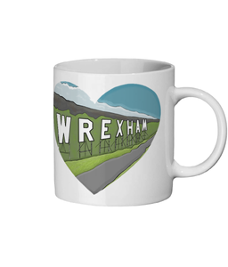 Wrexham Mug 11oz ceramic white mug