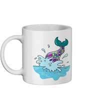 Load image into Gallery viewer, Mermaid Mugs 11oz ceramic mug, rainbow pastel cute mugs, homeware gifts