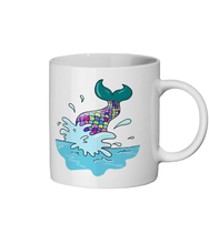 Load image into Gallery viewer, Mermaid Mugs 11oz ceramic mug, rainbow pastel cute mugs, homeware gifts