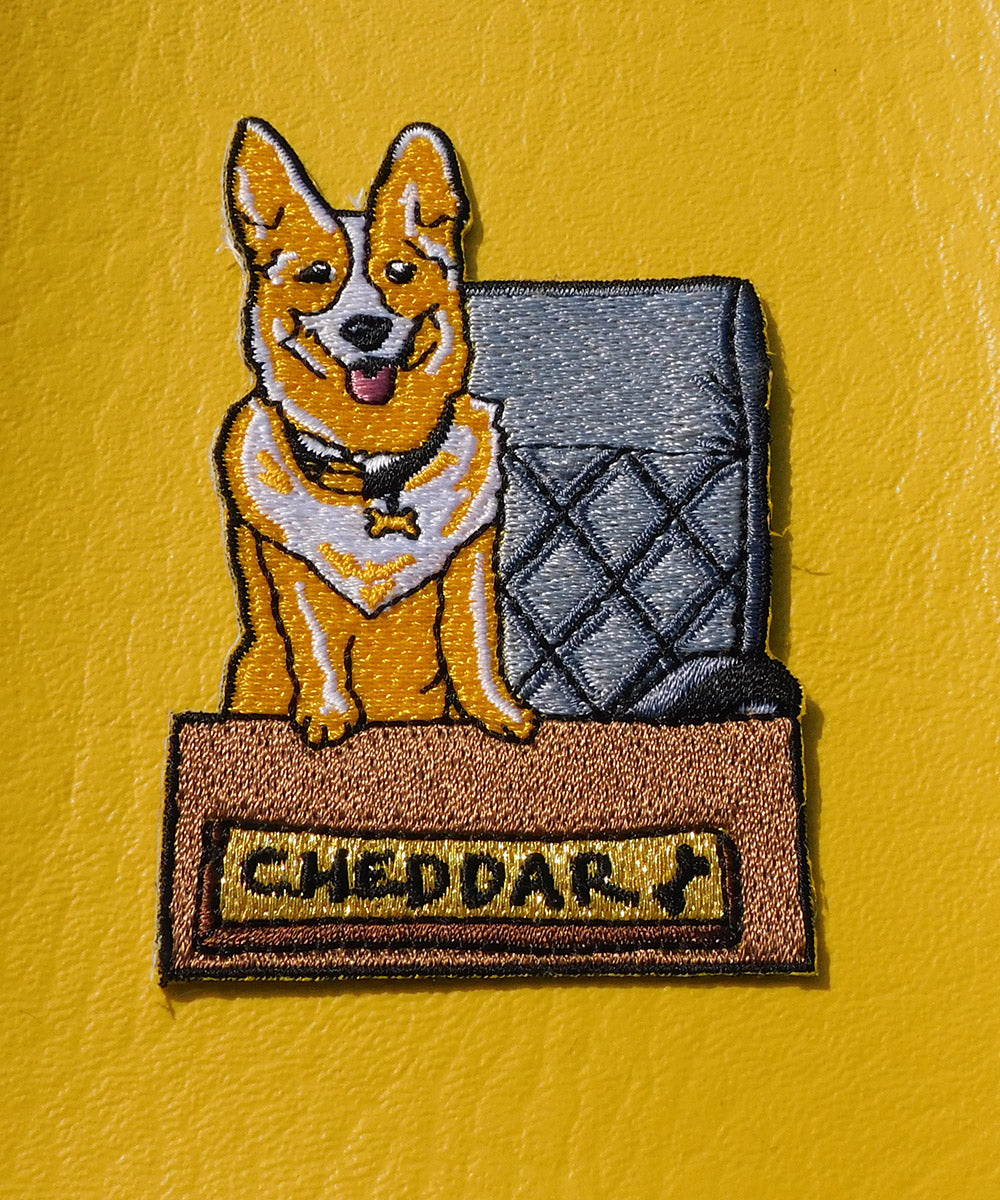 Cheddar Iron On Patch