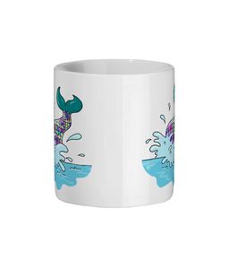 Mermaid Mugs 11oz ceramic mug, rainbow pastel cute mugs, homeware gifts