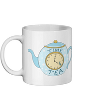 Load image into Gallery viewer, Tea Time Ceramic 11oz Mug,  homeware gifts, cute mugs