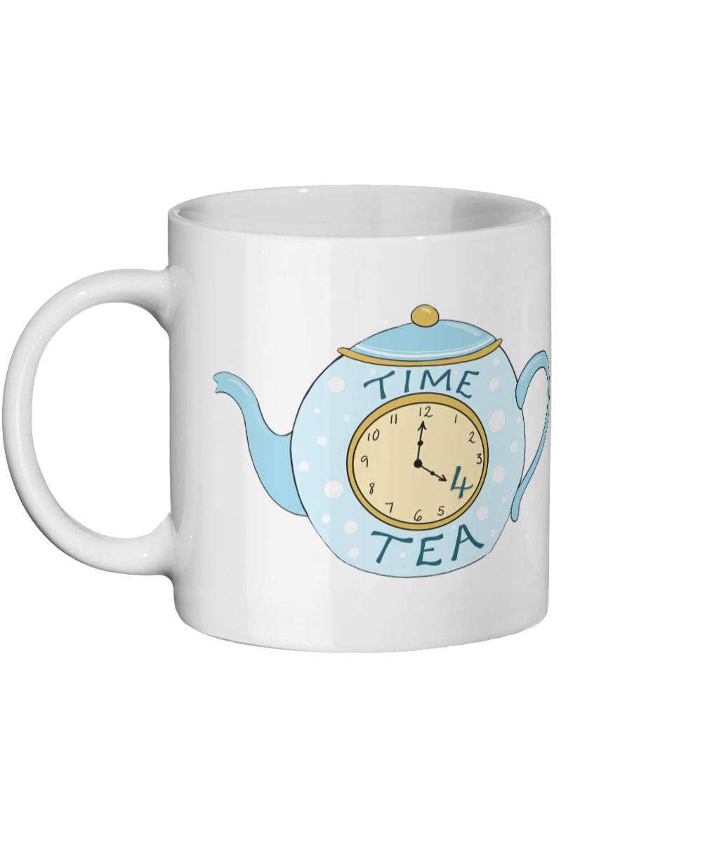 Tea Time Ceramic 11oz Mug,  homeware gifts, cute mugs