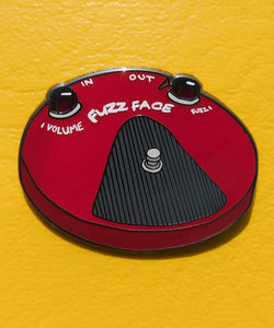 Fuzz face Guitar Pedal Enamel Pin