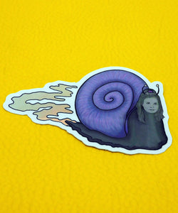 Gail the Snail Hologram Sticker