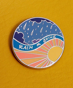 Rain or Shine Enamel Pin