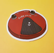 Load image into Gallery viewer, Fuzzface vinyl sticker - Hashley Art