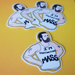 Mac Cultivating Mass Vinyl Stickers - Hashley Art