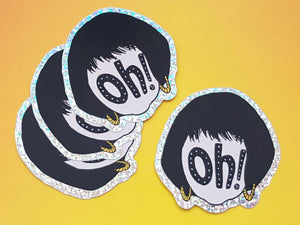 Nessa Oh! Glitter Stickers Gavin and Stacey - Hashley Art