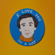 Load image into Gallery viewer, Alan Partridge Gifts for fans at hashleyart.com stickers, mugs, tea towels and cards