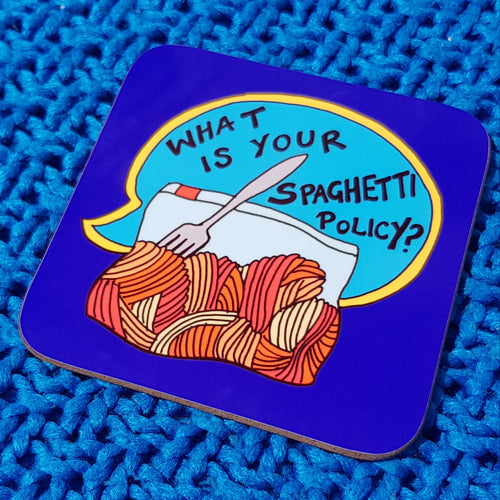 Spaghetti Policy Coasters