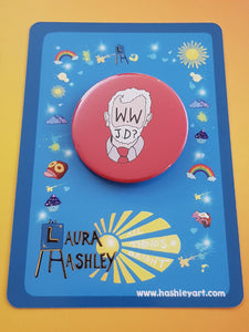 Jeremy Corbyn Button Badges - Hashley Art