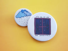 Load image into Gallery viewer, Rainy Days are OK Badge Set - Hashley Art