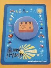 Load image into Gallery viewer, Guitar Pedal Button Badges - Hashley Art