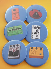 Load image into Gallery viewer, Guitar Pedal Button Badges - Hashley Art