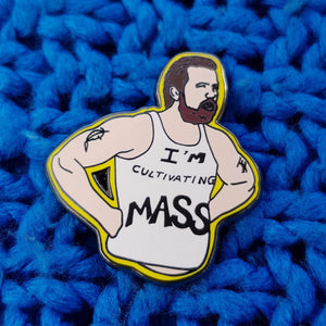 Mac Cultivating Mass Enamel Pin - Hashley Art