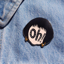 Load image into Gallery viewer, Nessa Oh! Enamel Pin - Hashley Art