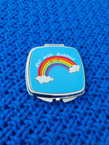 Sassy Rainbow Compact Mirror - Hashley Art