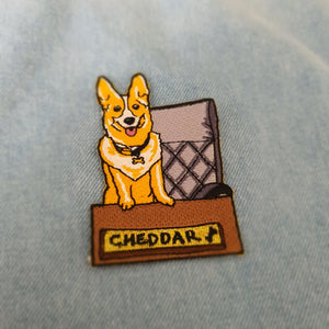 Cheddar Iron On Patch - Hashley Art