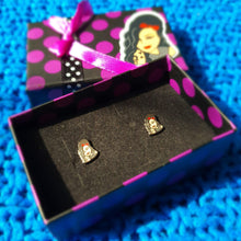 Load image into Gallery viewer, Amy Winehouse Earrings - Hashley Art