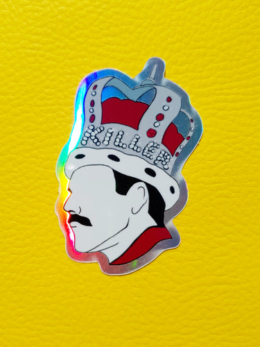 Freddie Mercury Killer Queen Hologram Vinyl Stickers