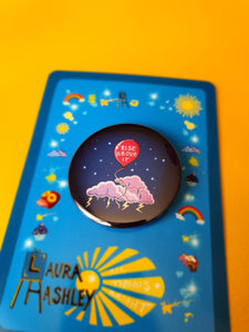 Rise Above It Button Badge - Hashley Art