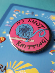 Crochet Button Badge - Hashley Art