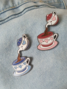 Pot o' Tea Enamel Pin Badge