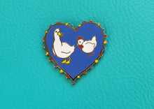 Load image into Gallery viewer, Featherly Love enamel pin - Hashley Art