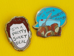 Always Sunny Charlie Enamel Pin Badge Set - Hashley Art