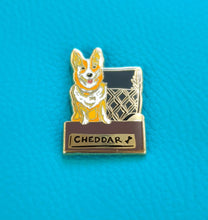 Load image into Gallery viewer, Cap&#39;n Cheddar Enamel Pin - Hashley Art