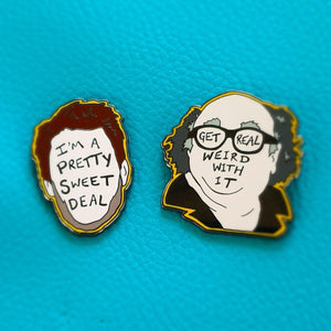 Always Sunny Odd Couple Pin Set - Hashley Art