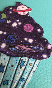 Cosmic Cupcake Iron on Patch