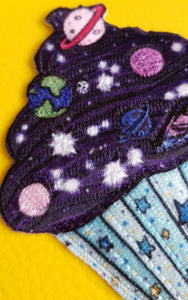 Cosmic Cupcake Iron on Patch