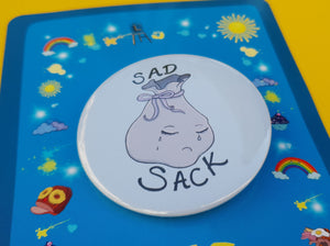 Sad Sack Button Badge