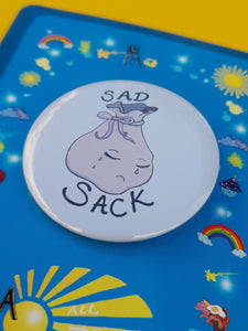 Sad Sack Button Badge