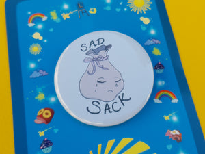 Sad Sack Button Badge