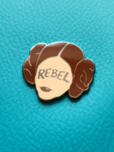 Load image into Gallery viewer, Princess Leia Galactic Rebel Pin Badge