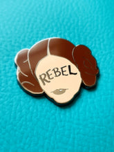 Load image into Gallery viewer, Princess Leia Galactic Rebel Pin Badge