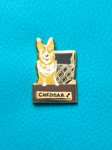 Cap'n Cheddar Enamel Pin