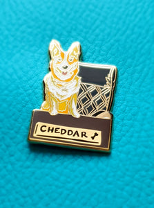 Cap'n Cheddar Enamel Pin