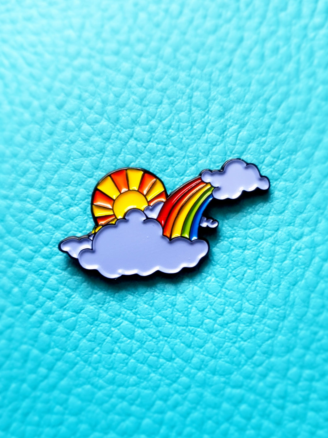 Rain or Shine Enamel Pin Badge