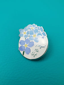 Forget Me Not Enamel Pin