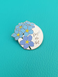 Forget Me Not Enamel Pin