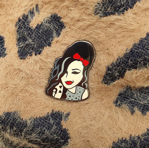 Amy Winehouse Enamel Pin