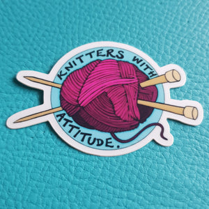 Knitters with Attitude Stickers