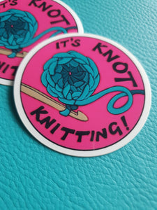 Knot Knitting Crochet Stickers