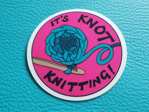 Knot Knitting Crochet Stickers